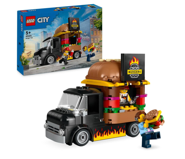 LEGO City 60404 Ciężarówka z burgerami - 1202678 - zdjęcie 2